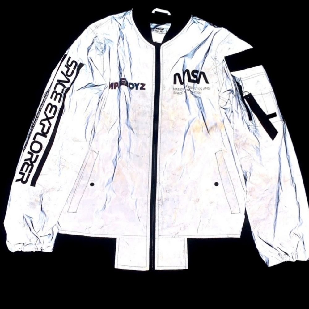 Gray Bomber Jacket - image 2